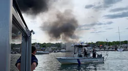 Thirteen people, including a family of five, were injured when a boat caught fire while refueling Tuesday in Scituate, MA.