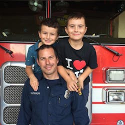 Los Angeles firefighter-paramedic Roger Sackaroff is looking for a matching bone marrow donor for his 7-year-old son, Jesse, who suffers from a life-threatening blood disorder. Los Angeles firefighter-paramedic Roger Sackaroff is looking for a matching bone marrow donor for his 7-year-old son, Jesse, who suffers from a life-threatening blood disorder.