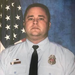 Maryland Heights firefighter/paramedic Chris Moore. Maryland Heights firefighter/paramedic Chris Moore.