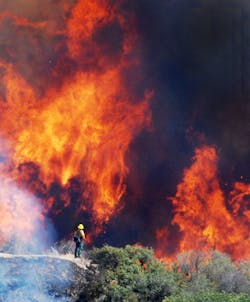 In this new era of “mega fires,” western wildfires nearly half the size of the state of Rhode Island occur every year. In this new era of “mega fires,” western wildfires nearly half the size of the state of Rhode Island occur every year.