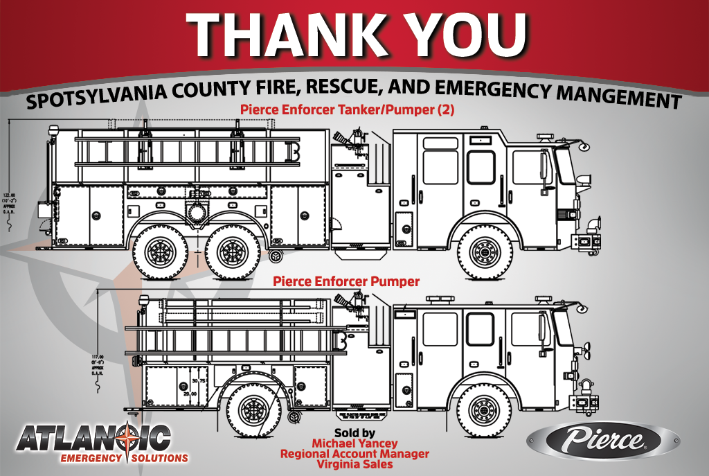 The Spotsylvania County, PA, Fire Department is spending $2.6 million to buy three pieces of apparatus and a boat to replace outdated vehicles.