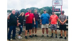 Ed Watkins Marine of Denver, North Carolina is now the service center for Lake Assault Boats vessels in North Carolina. Ed Watkins Marine will provide a wide range of support services for first responders in the region. (Ed Watkins is third from left in this team photo.)