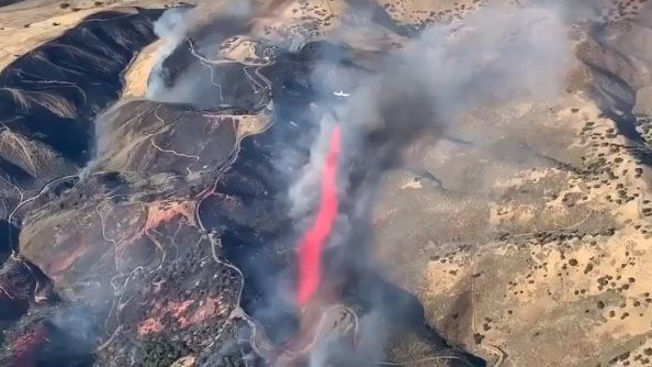 CAL FIRE pilots train in preparation for a new fleet of C130 aircraft to help battle wildfires in the state.