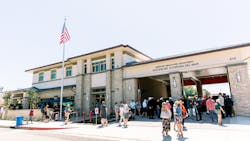 An $8.3 million, combination fire station and library opens in Newport Beach's Corona Del Mar neighborhood over the weekend. An $8.3 million, combination fire station and library opens in Newport Beach's Corona Del Mar neighborhood over the weekend.