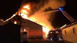 Two men face arson charges stemming from a swine barn fire at the Darke County, OH, Fairgrounds in October 2018. Two men face arson charges stemming from a swine barn fire at the Darke County, OH, Fairgrounds in October 2018.