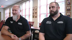 Delavan, WI, EMTs Bob Gillman (left) and Scott DeVault. Delavan, WI, EMTs Bob Gillman (left) and Scott DeVault.