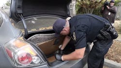 Authorities search the house and car of the father of Santino William Legan, the 19-year-old gunman who was fatally shot by police after opening fire Sunday at the Gilroy, CA, Garlic Festival. Authorities search the house and car of the father of Santino William Legan, the 19-year-old gunman who was fatally shot by police after opening fire Sunday at the Gilroy, CA, Garlic Festival.