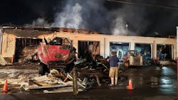 No one suffered serious injuries after a fire broke out Saturday night at Lawrenceville, PA, Fire Department's station. No one suffered serious injuries after a fire broke out Saturday night at Lawrenceville, PA, Fire Department's station.