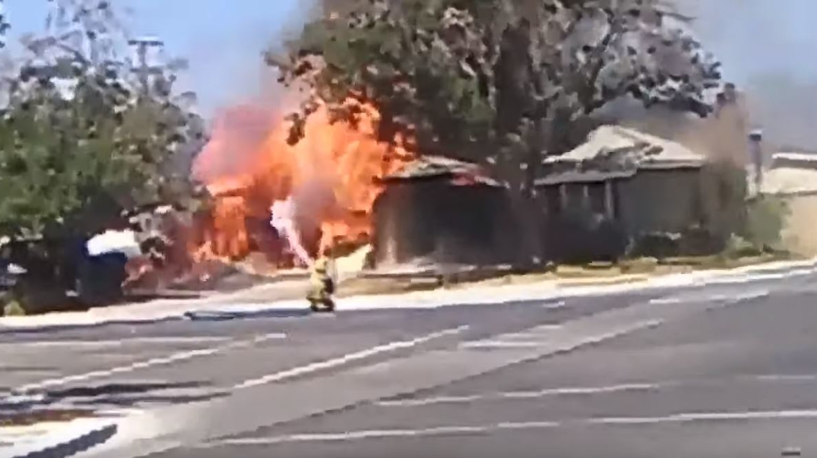 From fires to medical emergencies, firefighters responded to dozens of incidents caused by an earthquake Thursday in Ridgecrest, CA.