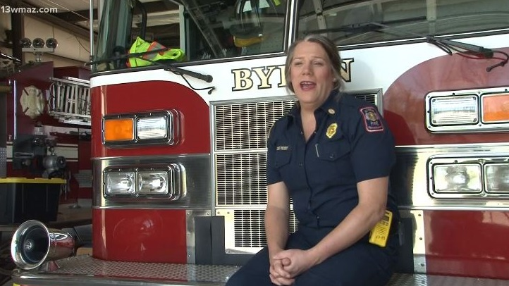 Former Byron, GA, Fire Chief Rachel Mosby.