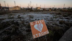 A sign where a home once stood on in the Coffey Park neighborhood in Santa Rosa, CA, in the aftermath and rebuilding of the Tubbs Fire on Oct. 10, 2018. A sign where a home once stood on in the Coffey Park neighborhood in Santa Rosa, CA, in the aftermath and rebuilding of the Tubbs Fire on Oct. 10, 2018.