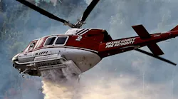 One of the helicopters currently used by the Orange County, CA, Fire Authority.