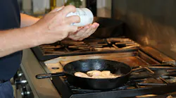 Measure your ingredients. Be aware of serving sizes by measuring your ingredients that can add up quickly, like sauces, spices, and sugar. Captain Frank Ludovico of Shrewsbury Fire pours sea salt into his hand for a portion check instead of sprinkling an unknown amount into the prepared dish.