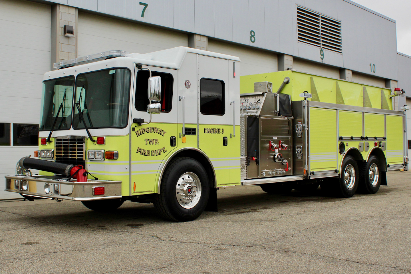 Ridgeway Township, MI, Fire Dept. Puts Big Tanker Built by HME Ahrens