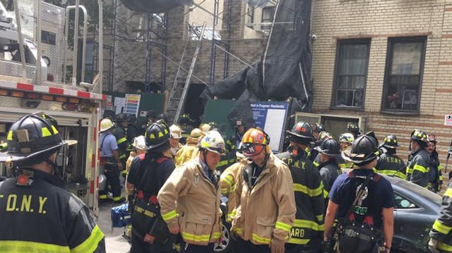One person was killed and at least five other people were injured when a building under construction in the Bronx partially collapsed Tuesday, according to the FDNY.