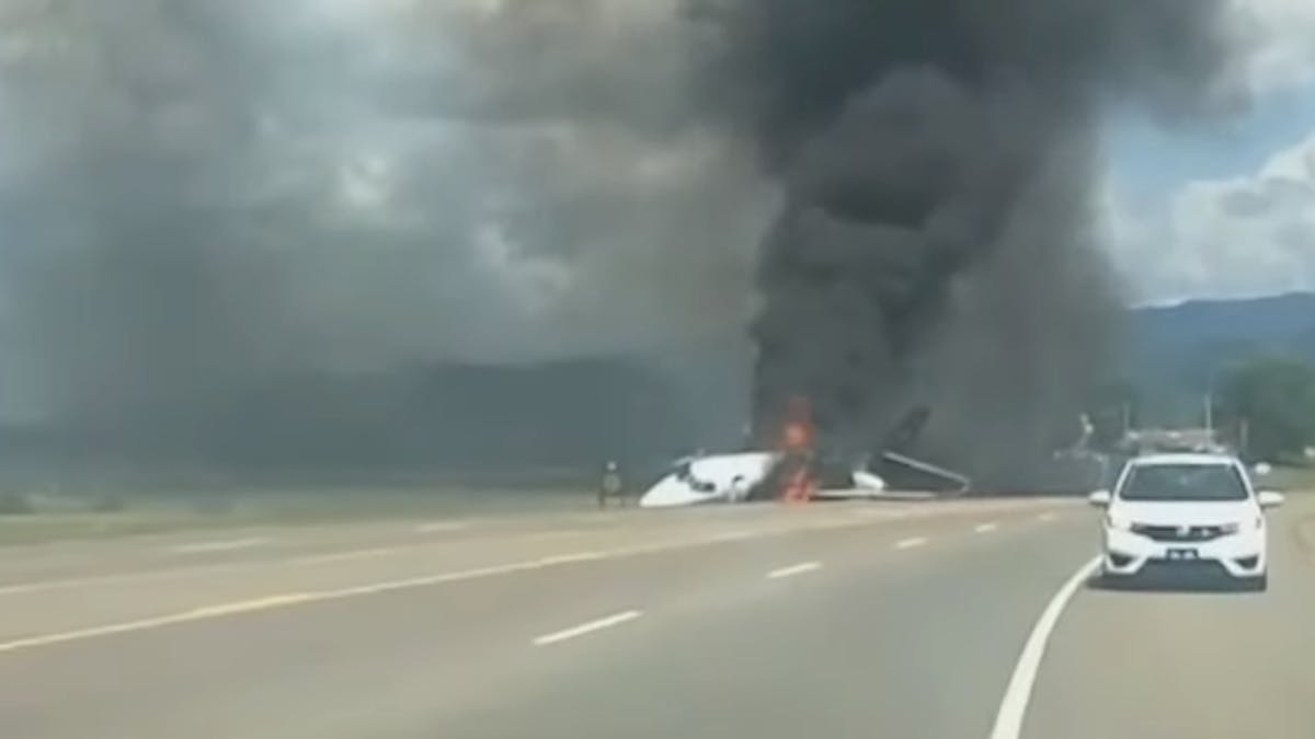NASCAR driver Dale Earnhardt Jr. and his family escaped a fiery plane crash Thursday in Elizabethton, TN.