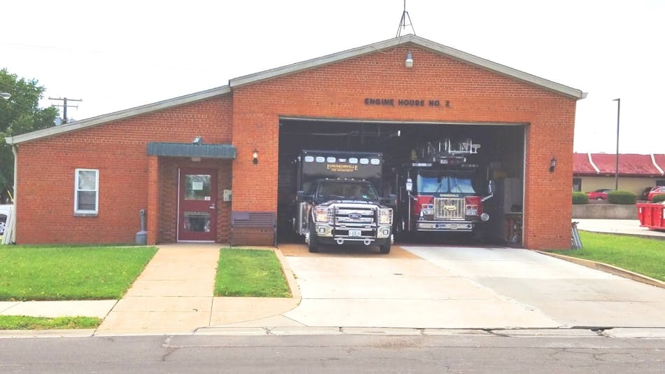 Edwardsville, IL, Fire Department&apos;s Montclaire Fire Station.