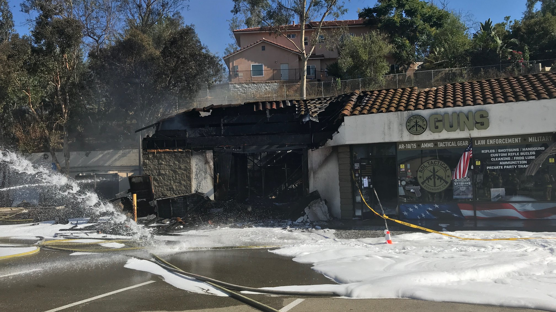 Dry Cleaners' Collapsing Roof Injures CA Firefighter Firehouse