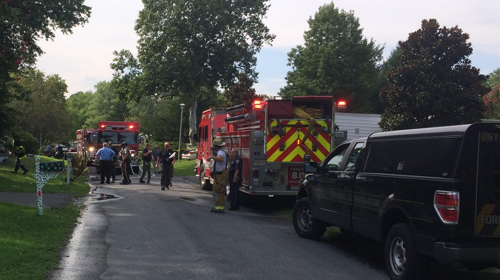 Three children younger than 5 were killed in a house fire Wednesday in Long Neck, DE.