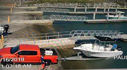 Multiple agencies are searching for two firefighters who went fishing Friday in Port Canaveral.