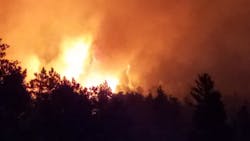 The 5.000-acre North Hillls wildfire near Helena, MT, caused the evacuations of nearly 500 homes in the area as firefighters fought the blaze for almost a week.