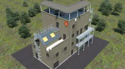 The Palm Beach Gardens, FL, city council approved a four-story, metal fire rescue training tower on property leased from Seacoast Utility Authority.