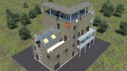 The Palm Beach Gardens, FL, city council approved a four-story, metal fire rescue training tower on property leased from Seacoast Utility Authority. The Palm Beach Gardens, FL, city council approved a four-story, metal fire rescue training tower on property leased from Seacoast Utility Authority.