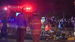 More than two dozen people were injured when a light-rail train collided with a maintenance train Thursday night in Sacramento, CA. More than two dozen people were injured when a light-rail train collided with a maintenance train Thursday night in Sacramento, CA.