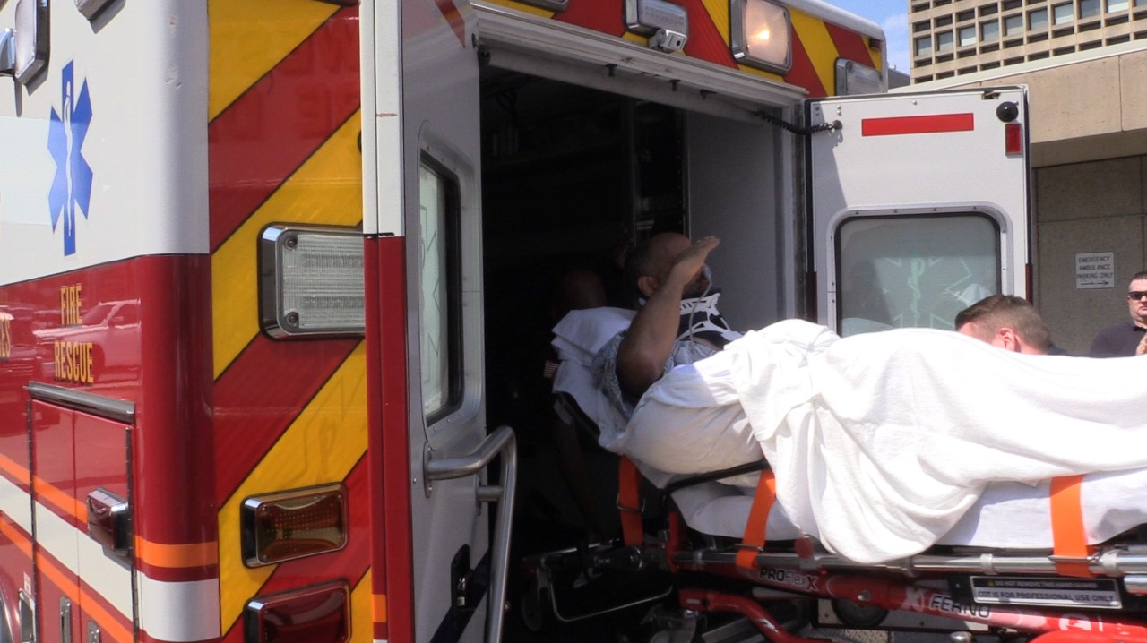 West Orange, NJ, Fire Capt. Will Holder was released this week from University Hospital in Newar after he was seriously hurt in a crash in lase July on Route 280.