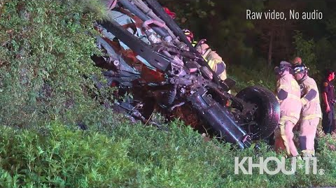 Watch Houston Firefighters Rescue Driver from Overturned Truck | Firehouse