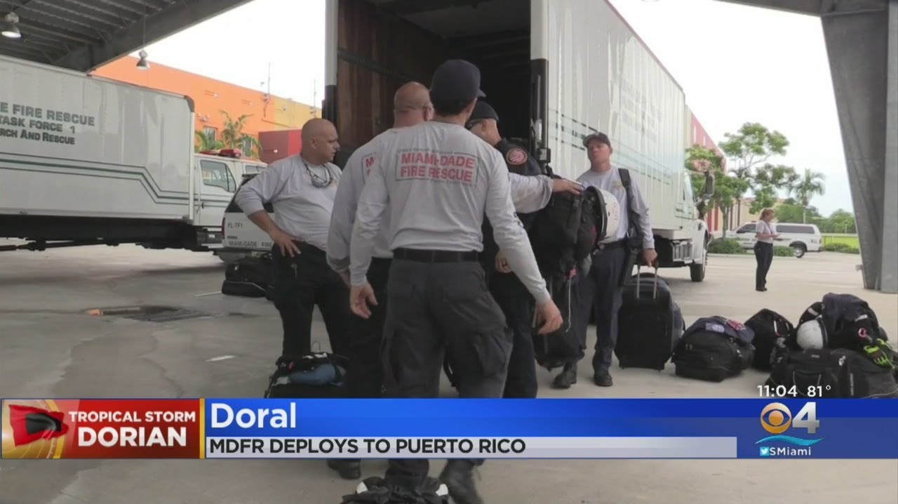 Miami FL Firefighters Prepare to Help Puerto Rico Ahead of Storm ...