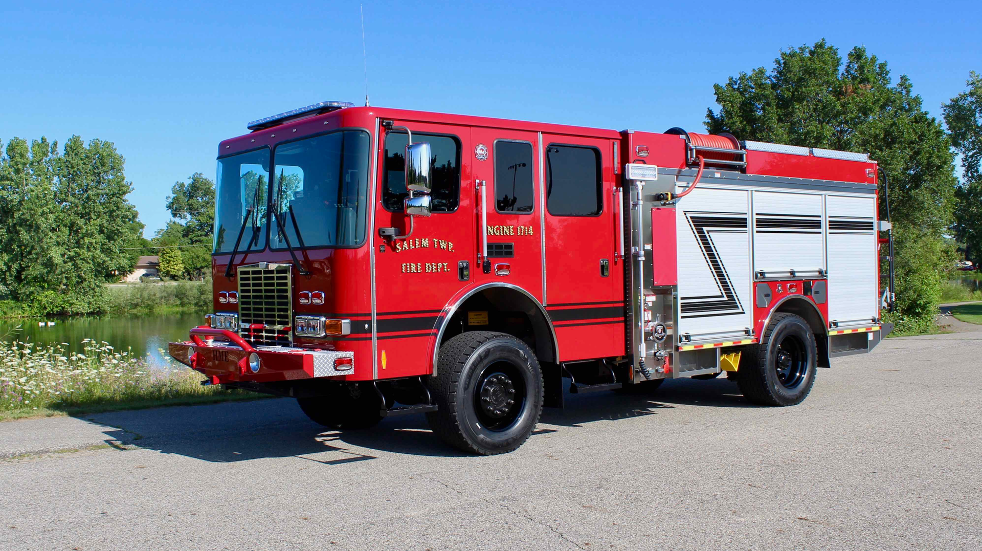 Salem Township, MI, Fire Dept. Takes Delivery Of A Wildland Urban ...