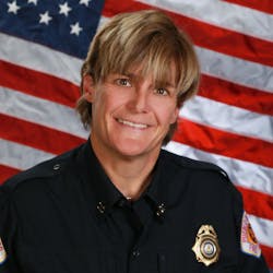 New Pueblo, CO, Fire Chief Barbara Huber.