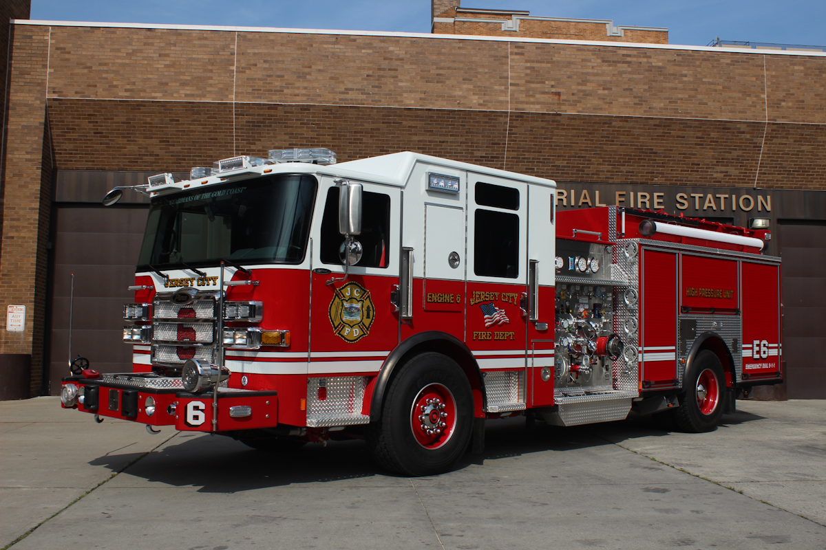 Jersey City, NJ, Fire Department Gets First ThreeStage Pumper, Built