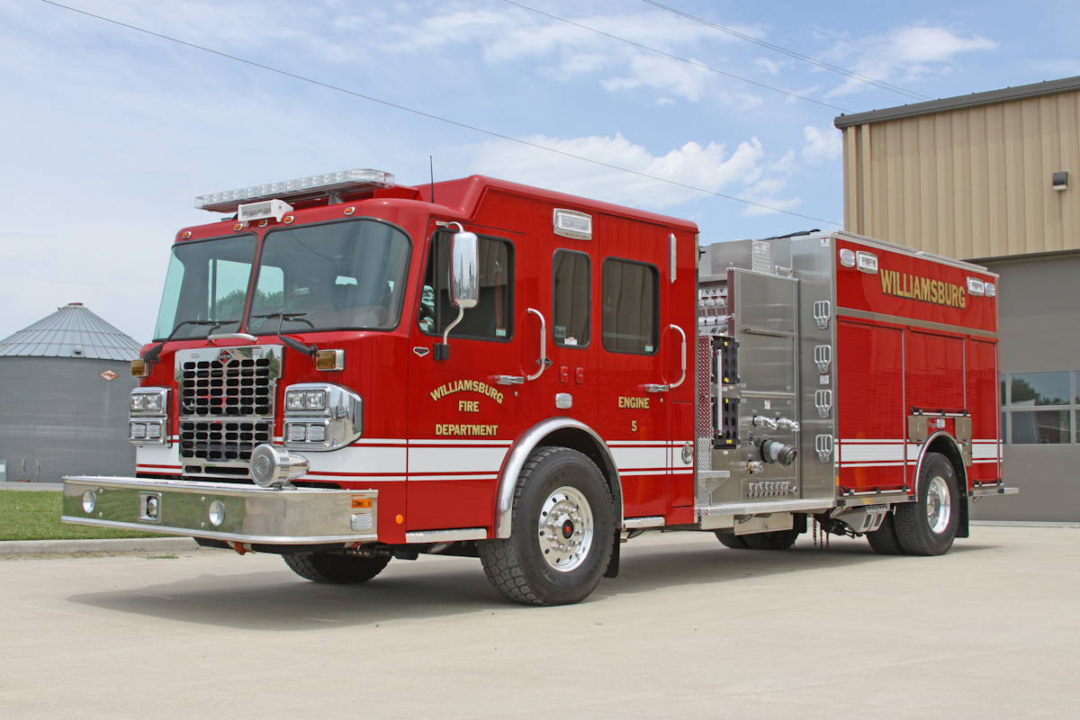 Williamsburg, IA, Fire Dept. Gets New PumperTanker Built by Toyne