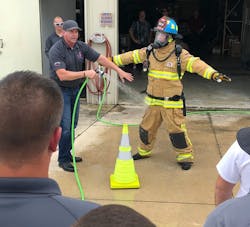 The stipulation to clean after every fire not only applies to coat and pant, but everything else including helmet and ear flaps, hood, gloves and boots. The stipulation to clean after every fire not only applies to coat and pant, but everything else including helmet and ear flaps, hood, gloves and boots.