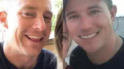 Jacksonville, FL, firefighter Brian McCluney, left, and Fairfax, VA, firefighter Justin Walker, who have been missing since going on a fishing trip Friday.