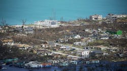 Extensive damage from Hurricane Dorian can be seen in this aerial photo shot Wednesday over the Island of Abaco, Bahamas. Extensive damage from Hurricane Dorian can be seen in this aerial photo shot Wednesday over the Island of Abaco, Bahamas.