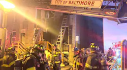 Baltimore City firefighters rescued two residents from a two-alarm fire in East Baltimore's Patterson Park neighborhood late Monday.