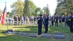 New gravestones recently were unveiled for two fallen Camden, NJ, firefighters—Chief Charles Worthington and Capt. Martin B. Carrigan—who died around a century ago. New gravestones recently were unveiled for two fallen Camden, NJ, firefighters—Chief Charles Worthington and Capt. Martin B. Carrigan—who died around a century ago.
