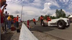 Copenhagen, NY, Fire Department's fire drill team competes in a 2012 competition. Copenhagen, NY, Fire Department's fire drill team competes in a 2012 competition.