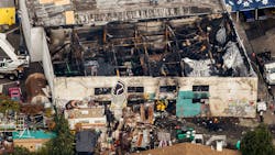 The Ghost Ship warehouse fire in Oakland, CA, killed 36 people trapped inside during an electronic dance party on Dec. 2, 2016. The Ghost Ship warehouse fire in Oakland, CA, killed 36 people trapped inside during an electronic dance party on Dec. 2, 2016.