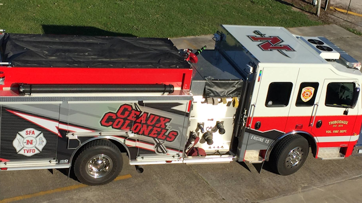 Thibodaux La Nicholls State University Student Firefighter