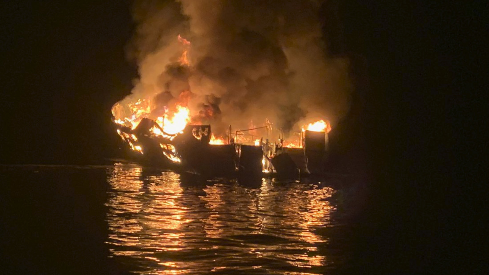 A 75-food dive boat caught fire off the Ventura County coast Monday morning, killing more than 30 people.
