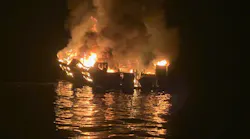 A 75-food dive boat caught fire off the Ventura County coast Monday morning, killing more than 30 people.