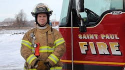 St. Pual, MN, firefighter and paramedic Thomas Harrigan.