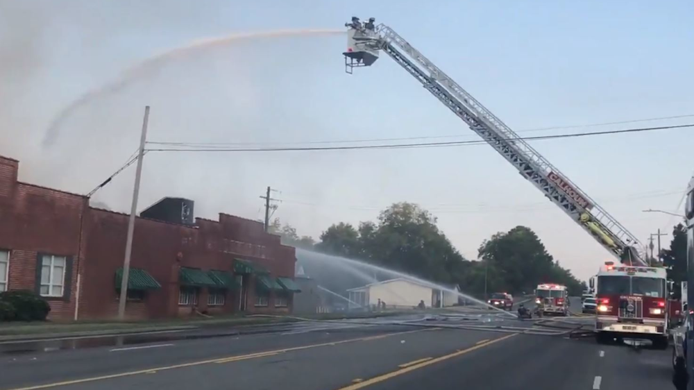 Chemical Fire Sparks Blast at GA Plant Firehouse