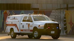 Pictured here is one of the six medical officer (MOF) supervisor vehicles that carries whole blood. The other two units are on medical special operations ambulances. Pictured here is one of the six medical officer (MOF) supervisor vehicles that carries whole blood. The other two units are on medical special operations ambulances.