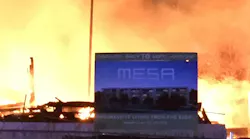 Firefighters tackled a massive fire early Thursday at an Austin, TX, apartment complex under construction. No injuries were reported.