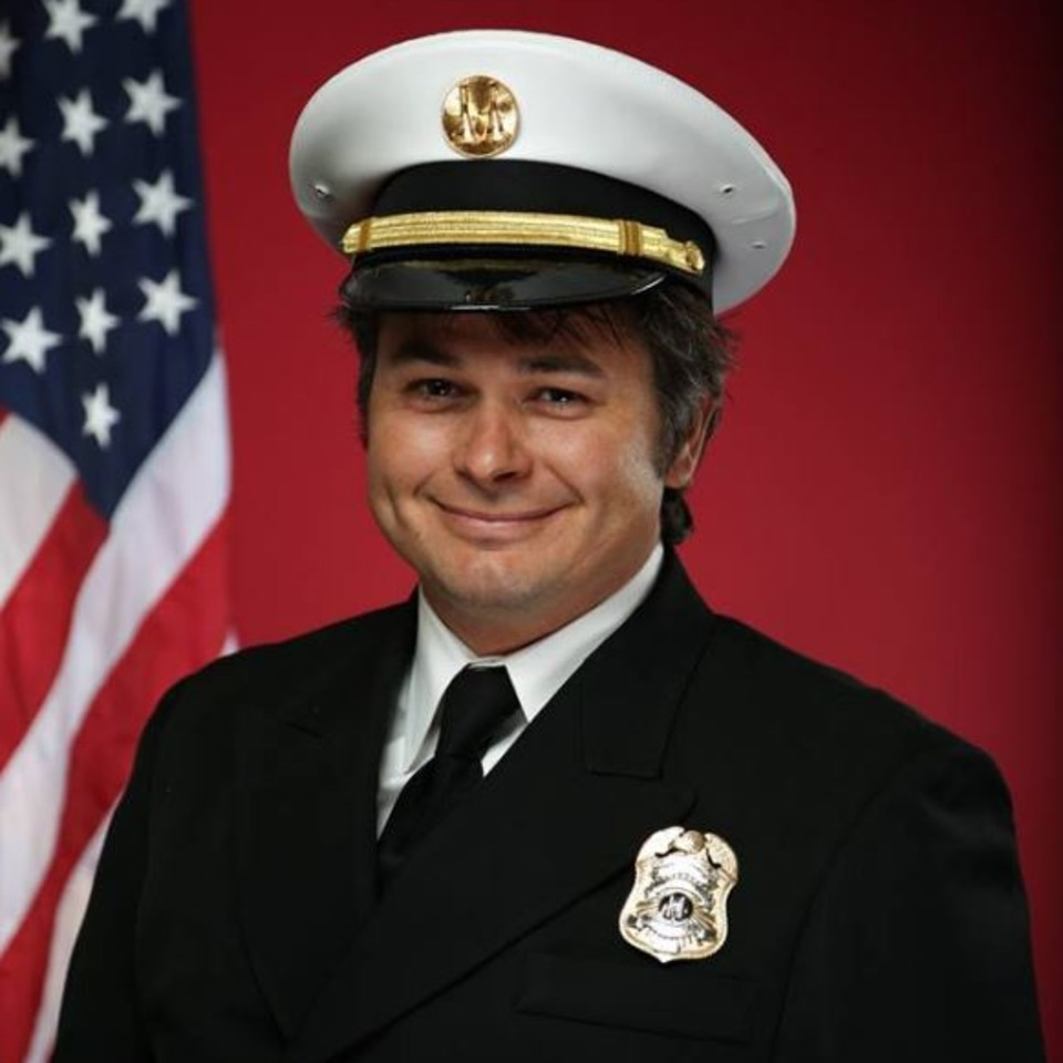 Draper City, UT, Battalion Chief Matthew Burchett.